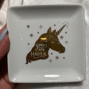 Unicorn jewelry dish